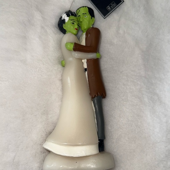 Frankenstein and Bride Candle - Picture 1 of 7